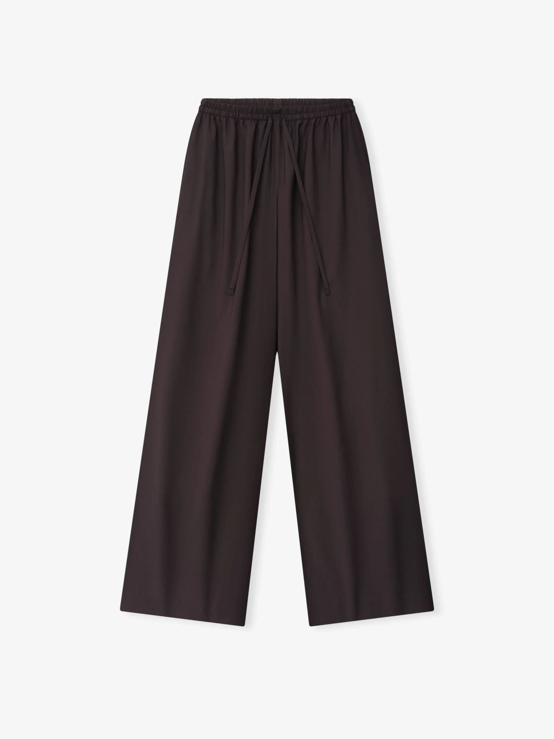 Womens Easy Care Wool Drawstring Pants