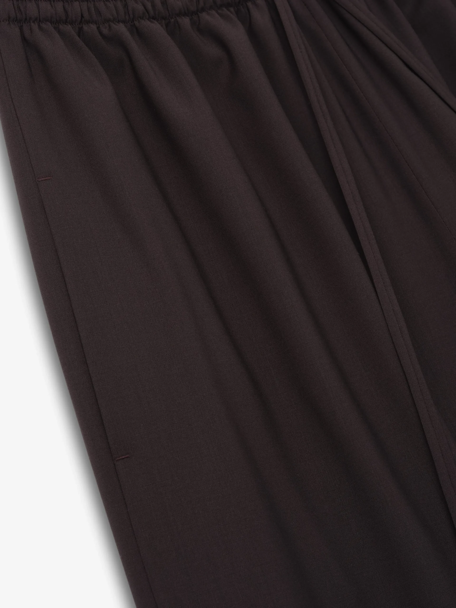 Womens Easy Care Wool Drawstring Pants