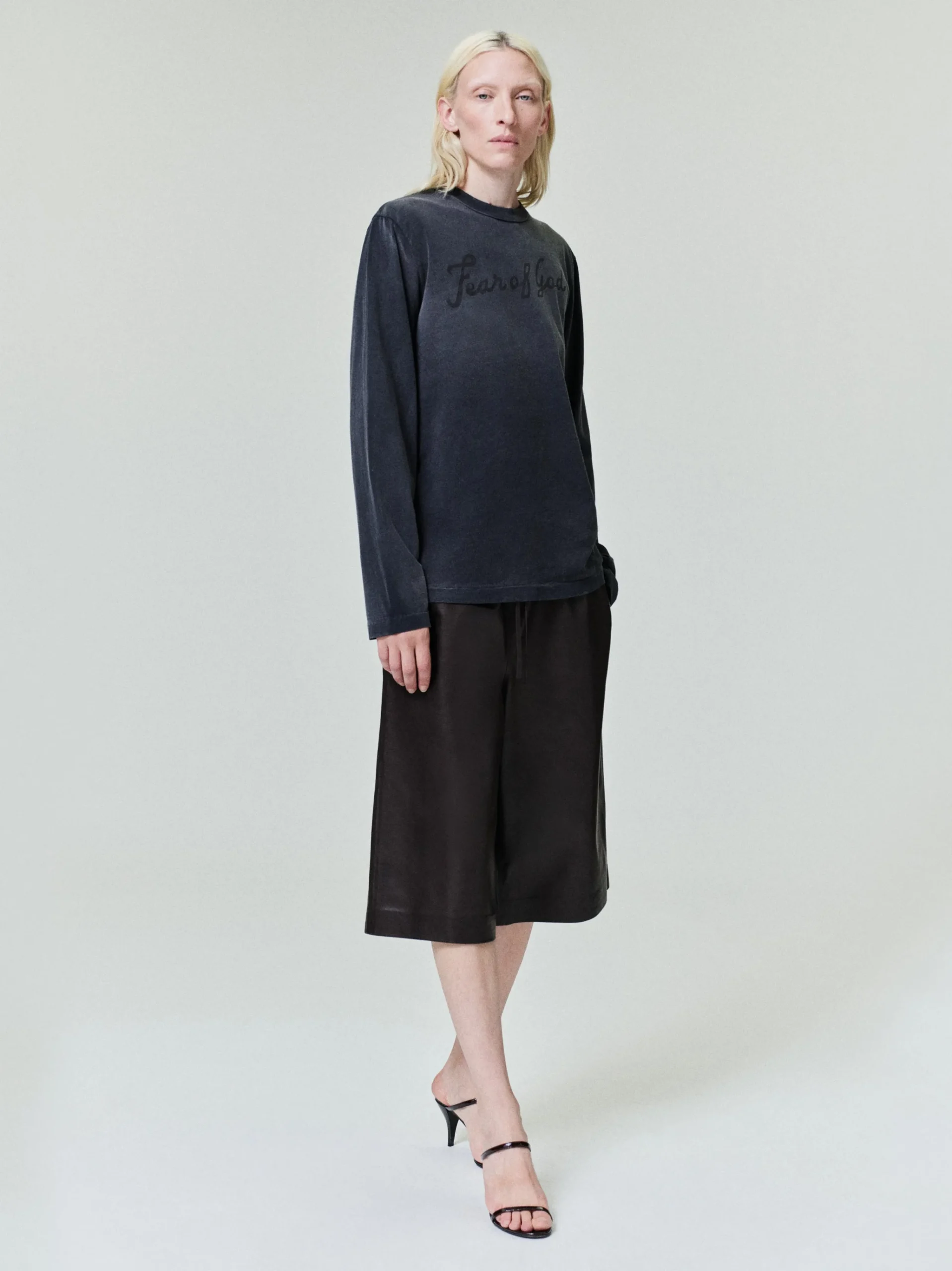 Womens Fear Of God Long Sleeve Tee