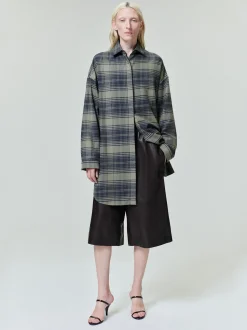 Womens Flannel Relaxed Shirt