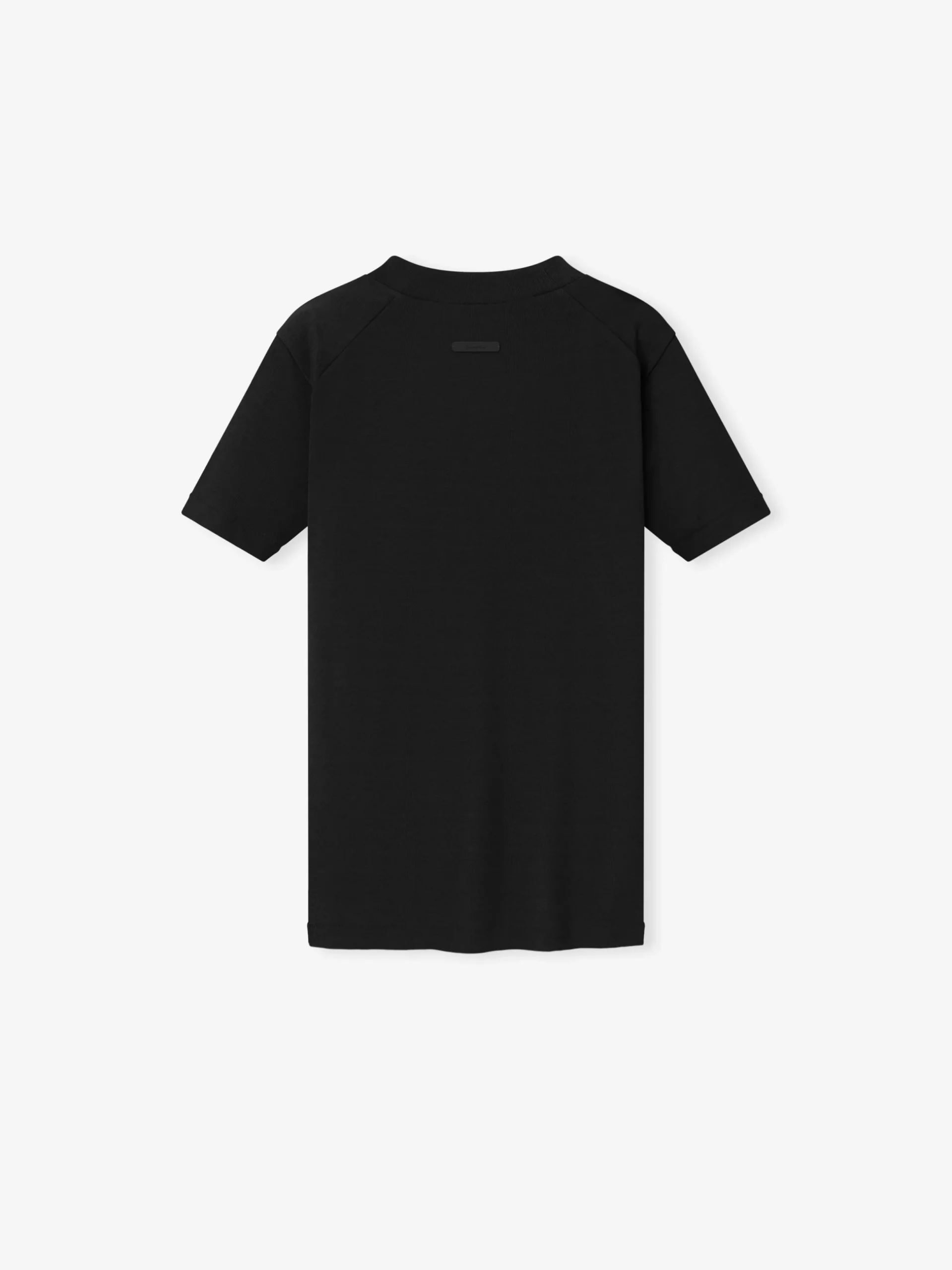 Womens Rib Fitted Short Sleeve Tee