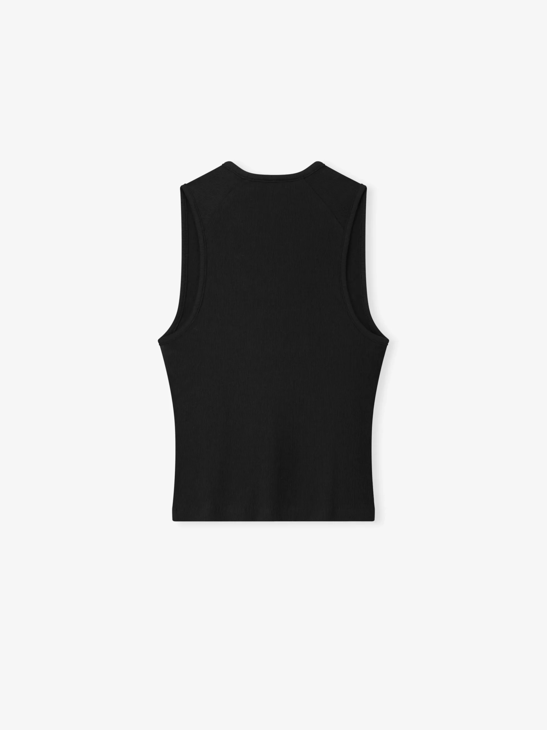 Womens Rib Knit Fitted Tank