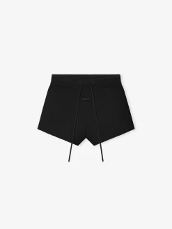 Womens Rib Knit Running Short