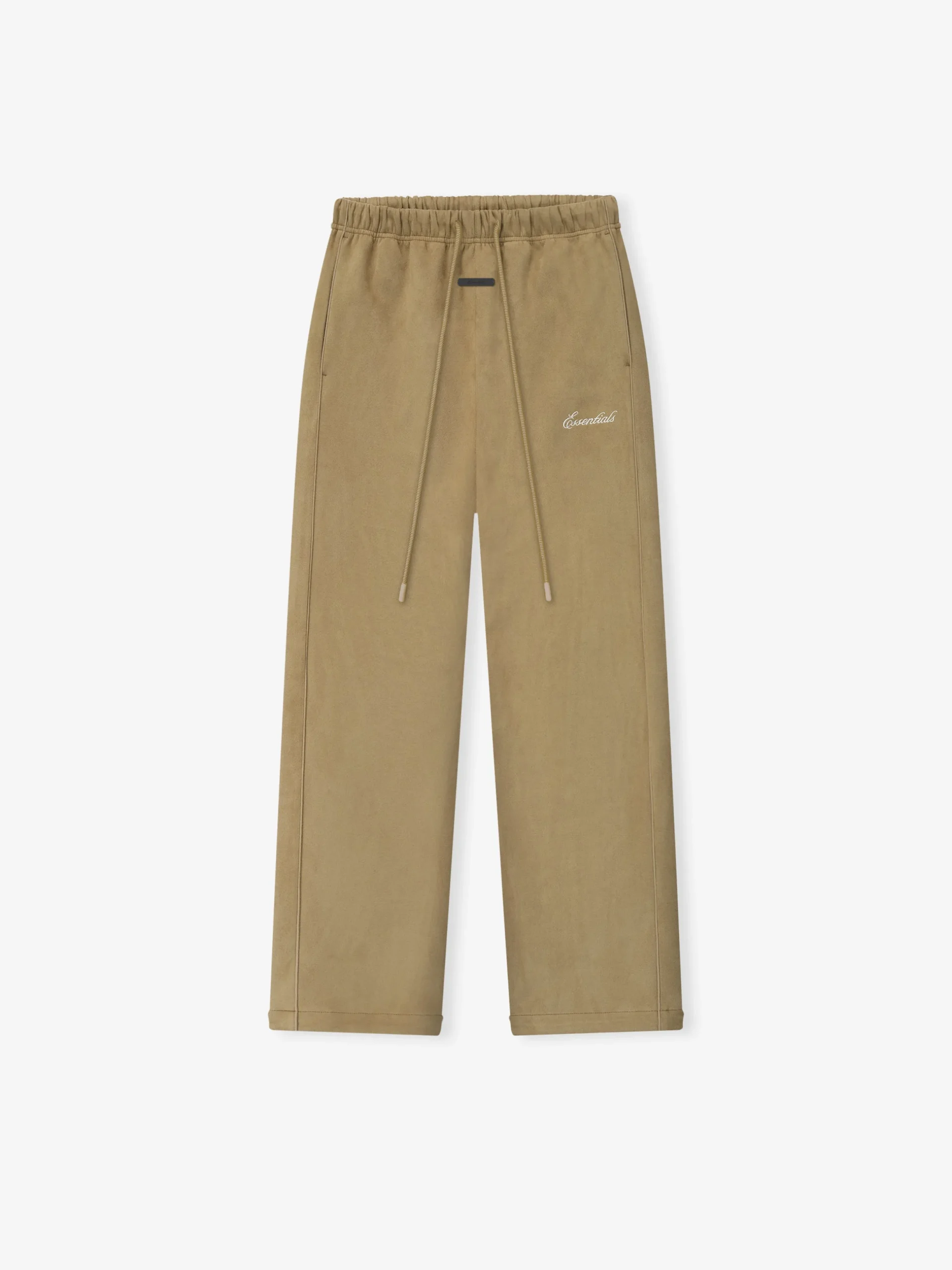 Womens Suede Fleece Signature Relaxed Pant