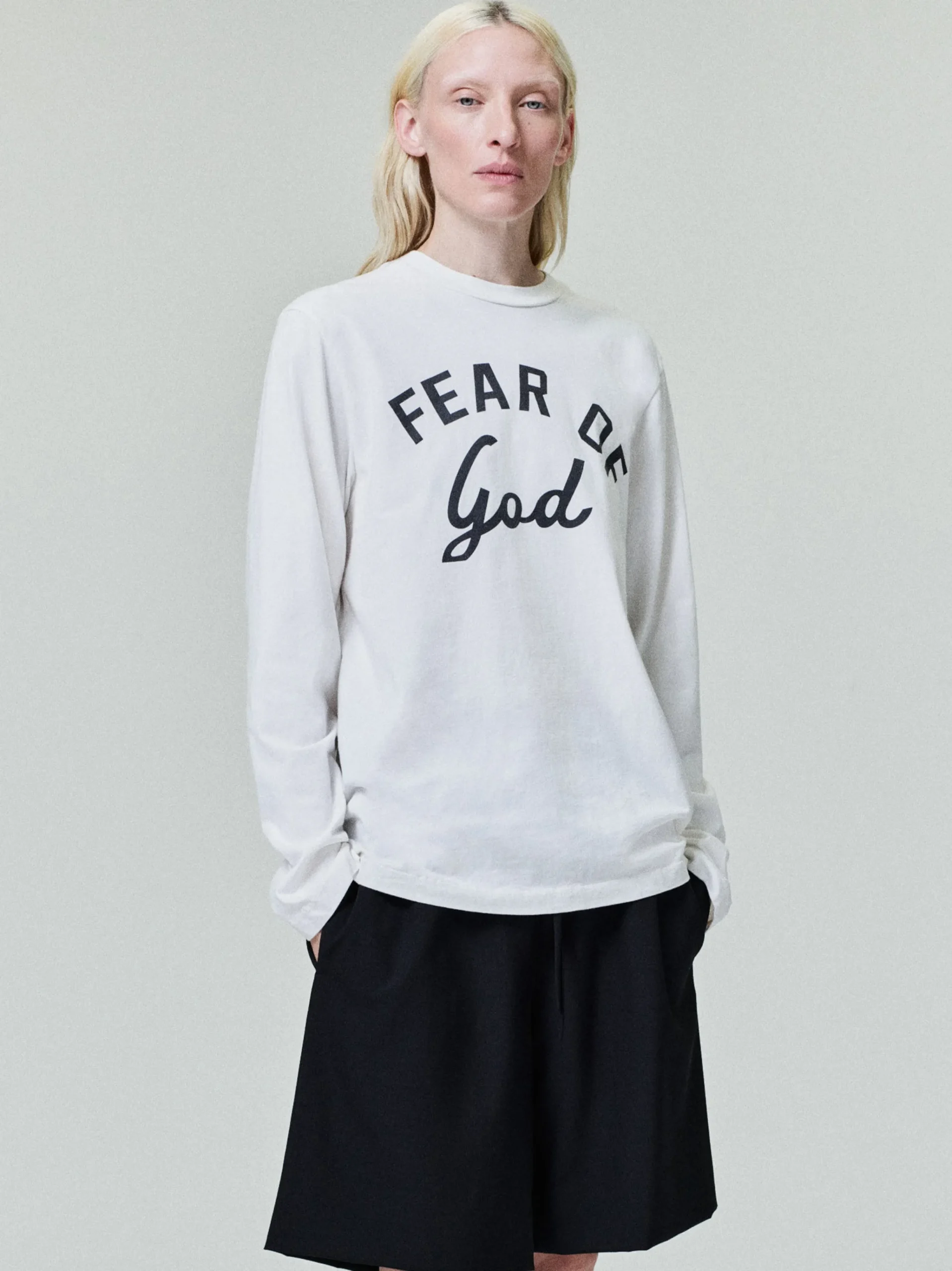 Womens Varsity Long Sleeve Tee