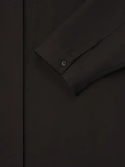 Womens Viscose Oxford Relaxed Shirt