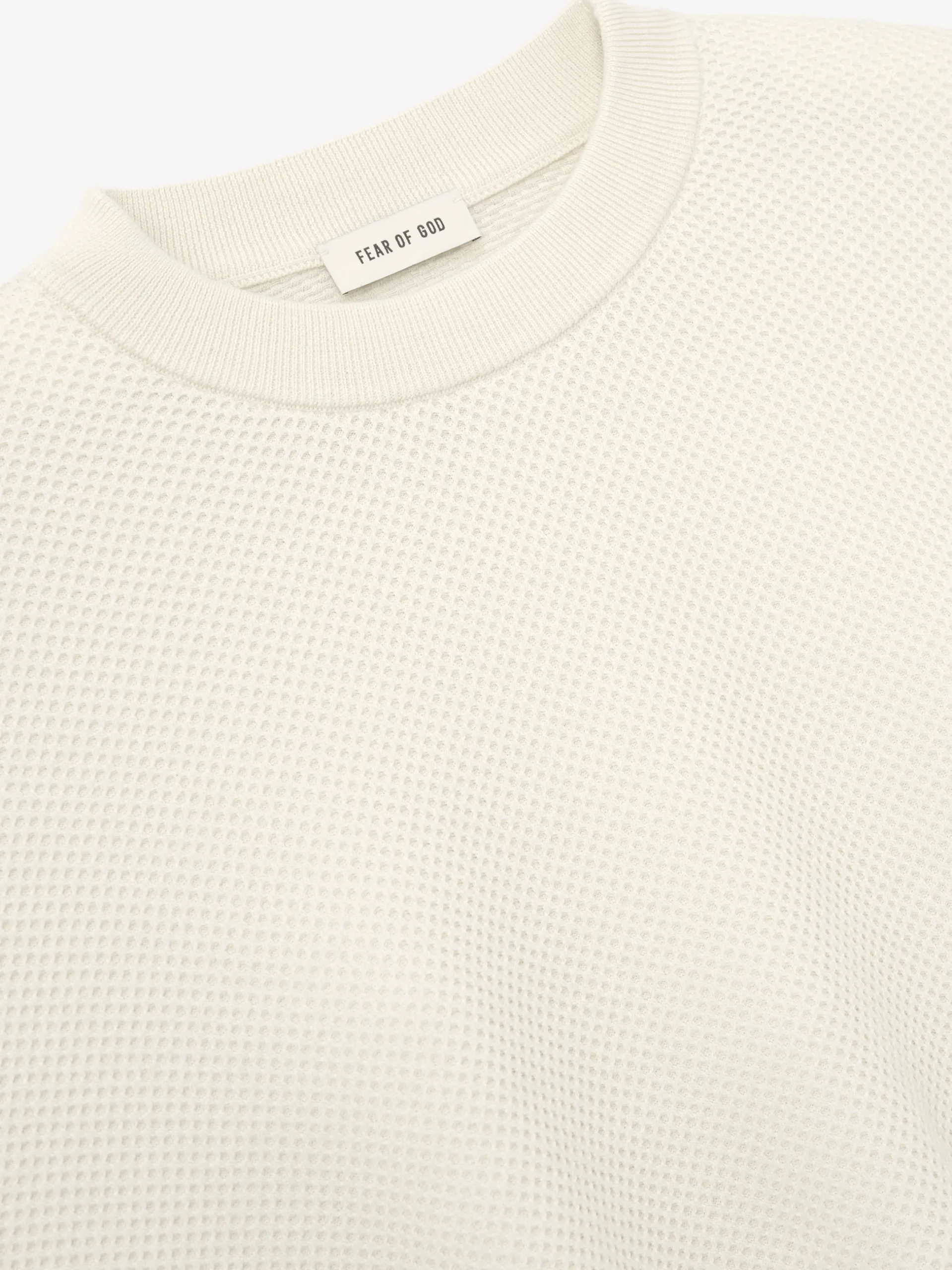 Wool Cotton Sport Mesh Knit Sweater