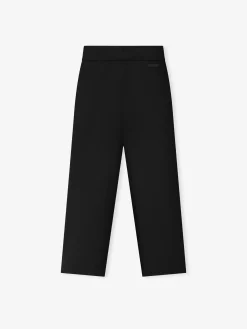 Wool Poplin Casual Flat Front Pants