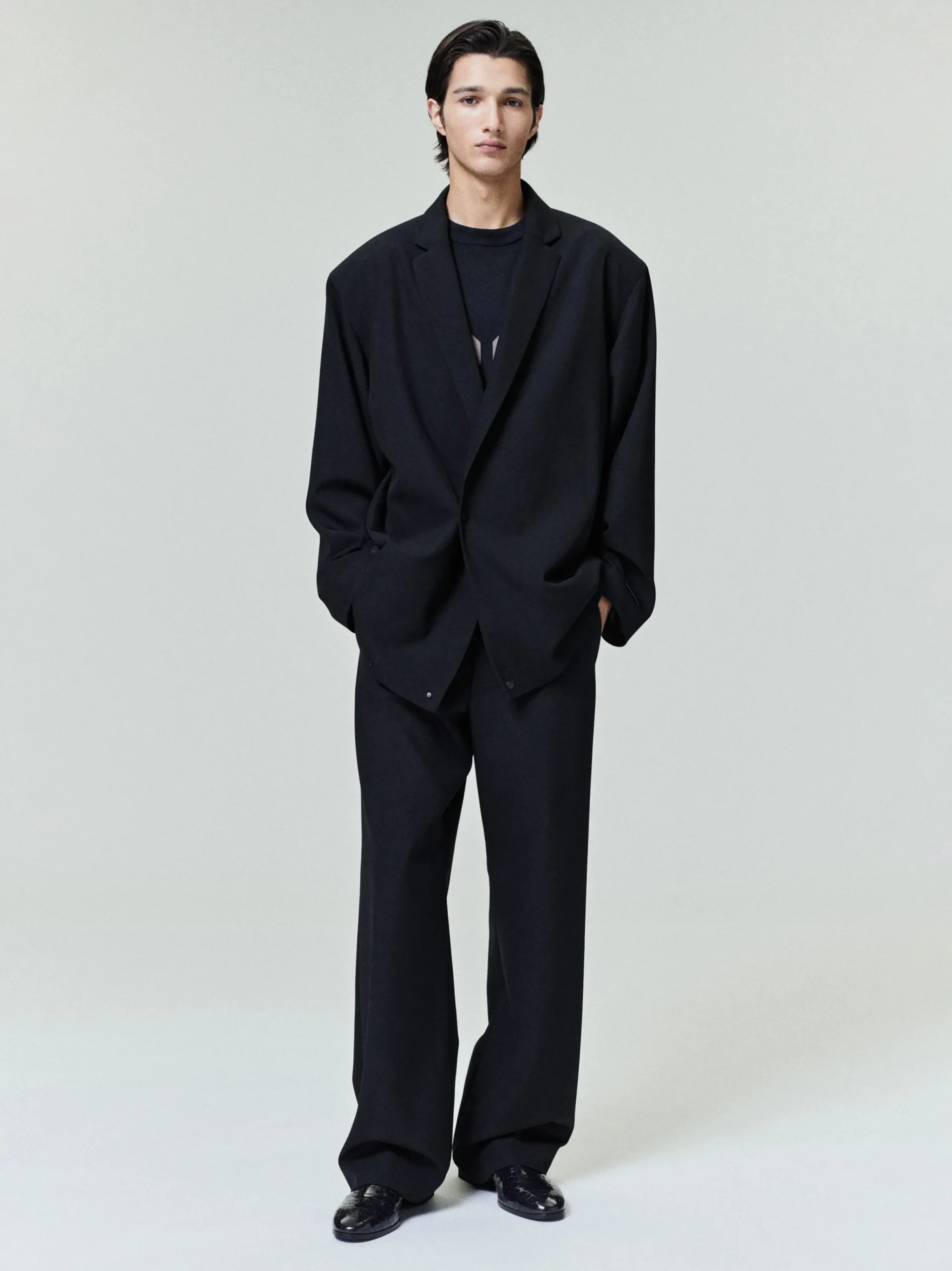 Wool Ripstop Casual Flat Front Pant