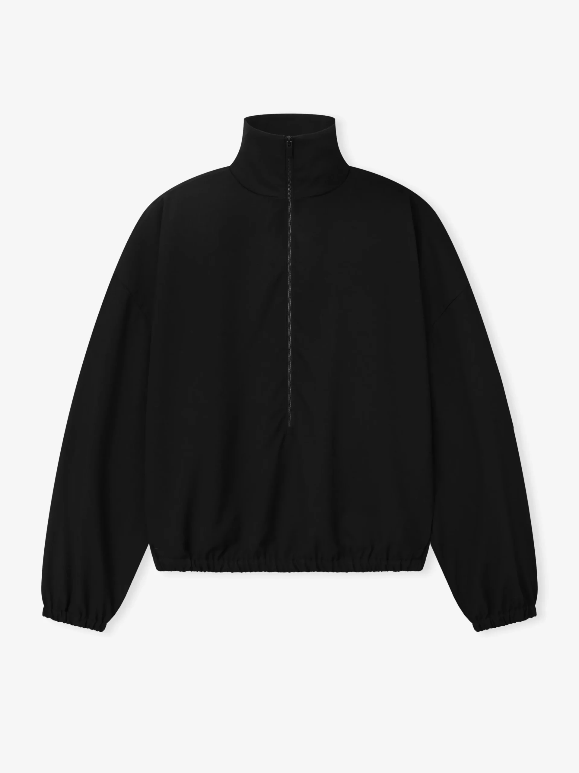 Wool Ripstop Half Zip Track Jacket