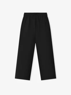 Wool Ripstop Wide Leg Drawstring Pants