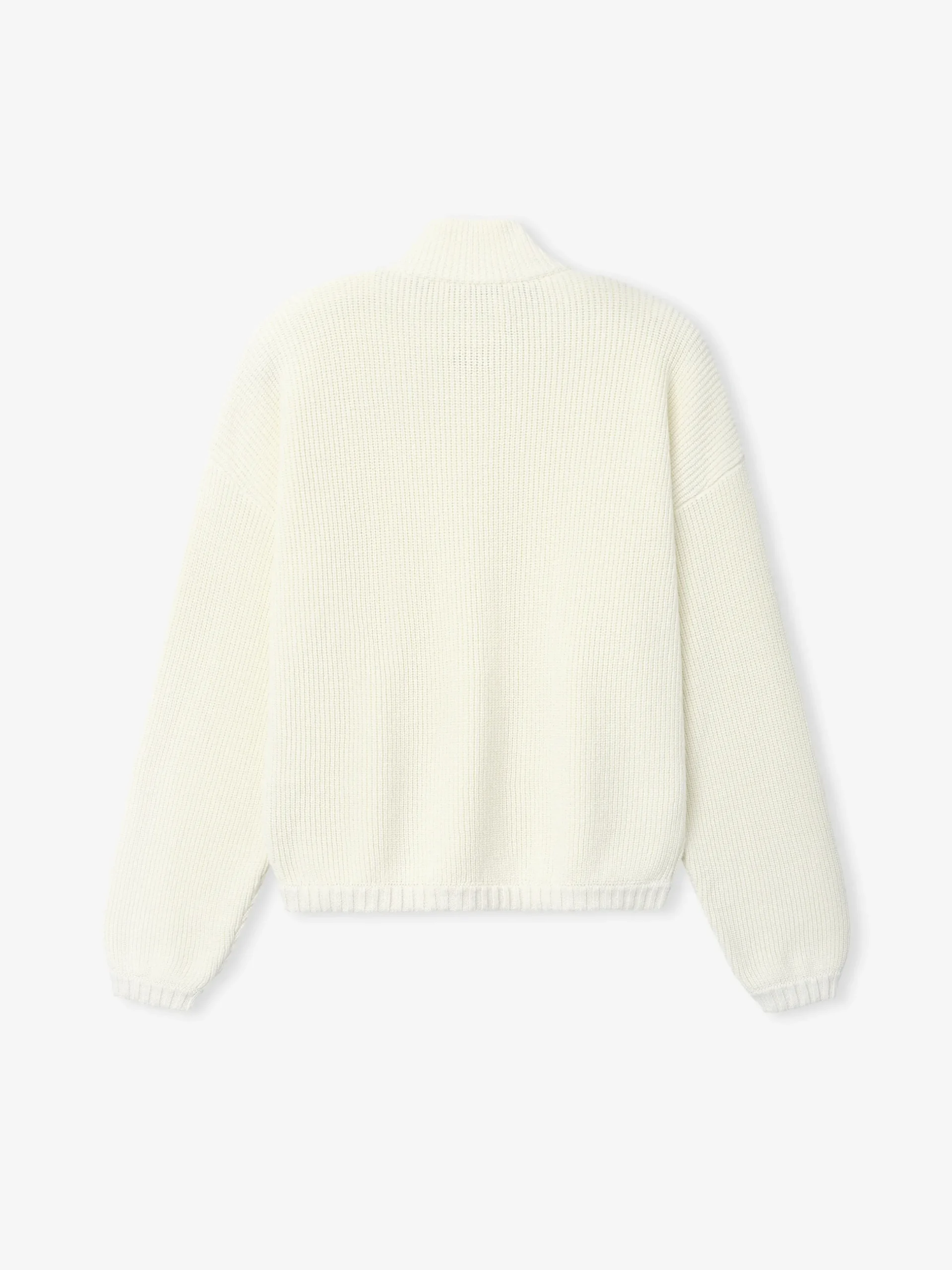 Zip-Up Sweater Long Sleeve